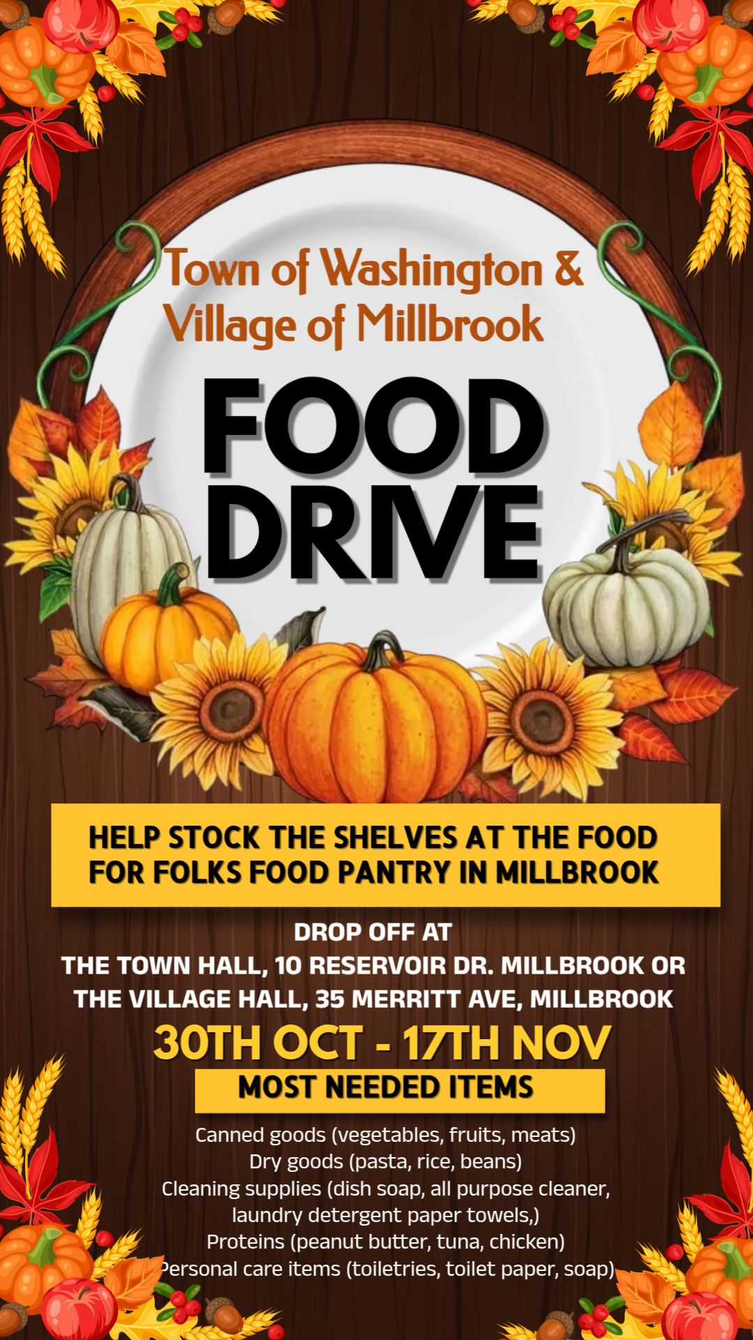 Thanksgiving Food Drive